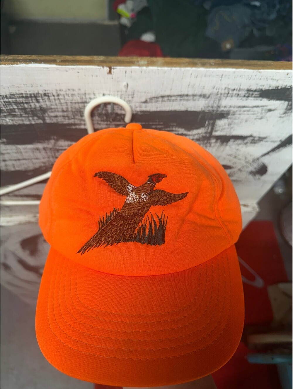 vintage duck bay snapback lined hat